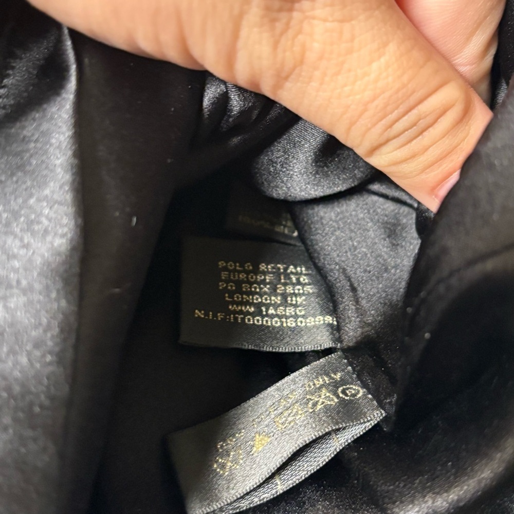 Black Label Ralph Lauren 100% Silk Office Skirt- Size 6 - Picture 9 of 10
